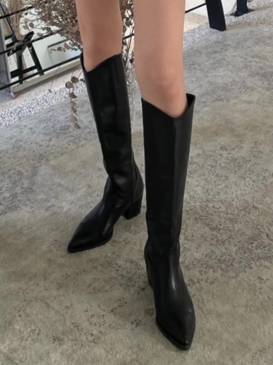 Long Western Boots (2color)
