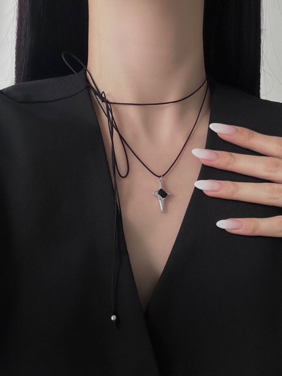 Sparkle Necklace (black)