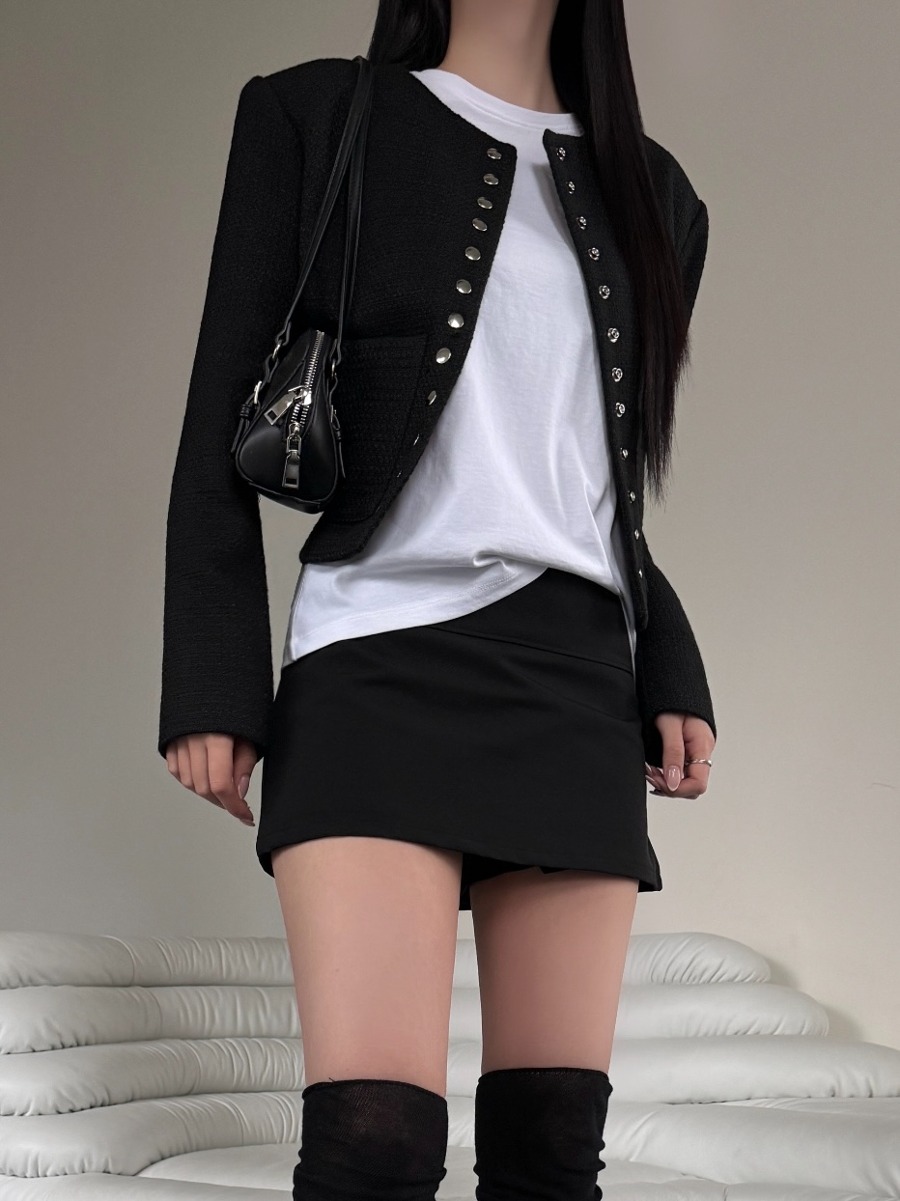 Sole Tweed Jacket (black)