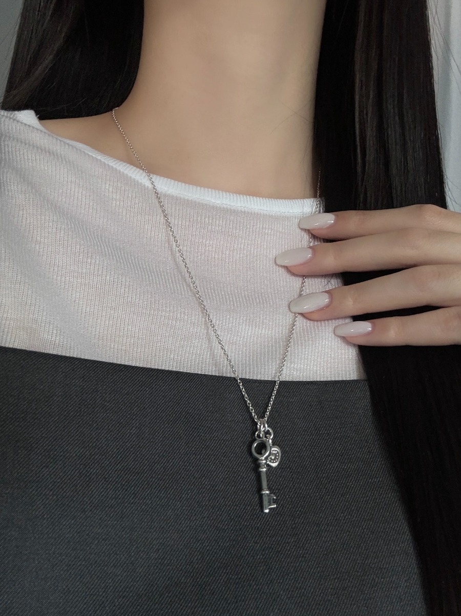 Open Heart Necklace (silver)