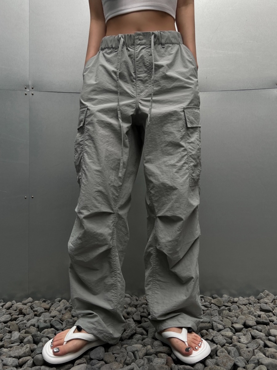 Nylon Unisex Cargo Pants (3color)
