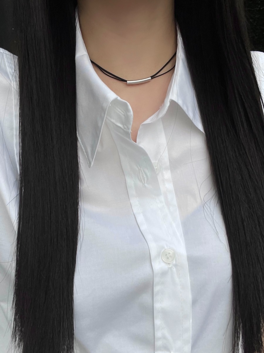 Sleek Necklace (black)