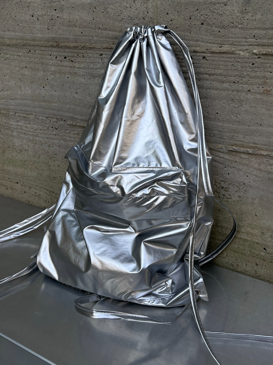 Shine String Bag (silver)