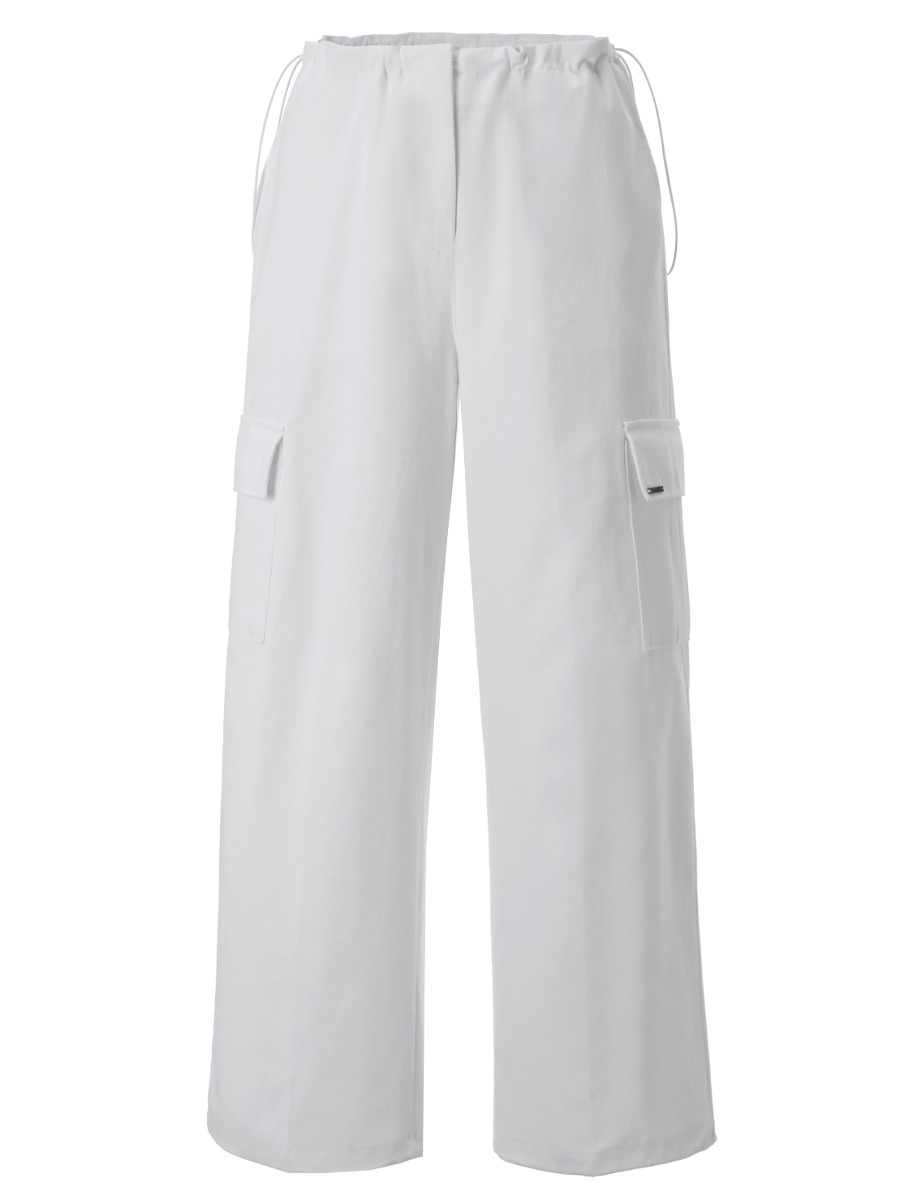 [INEGI MADE] Used String Cargo Pants (white)